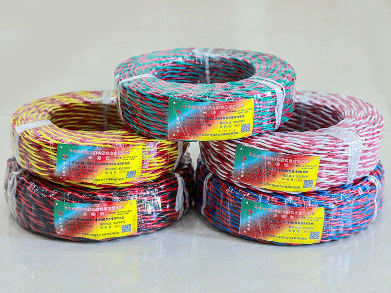 通达电缆阻燃花线，消防用双绞线